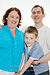 Family Portrait Deborah, Keith and James